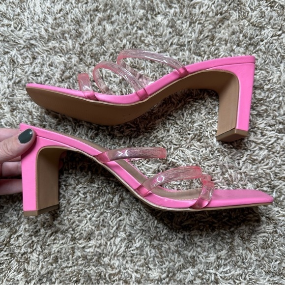 BCBGeneration Falla Strappy Slide Sandal In Pink - Picture 3 of 7